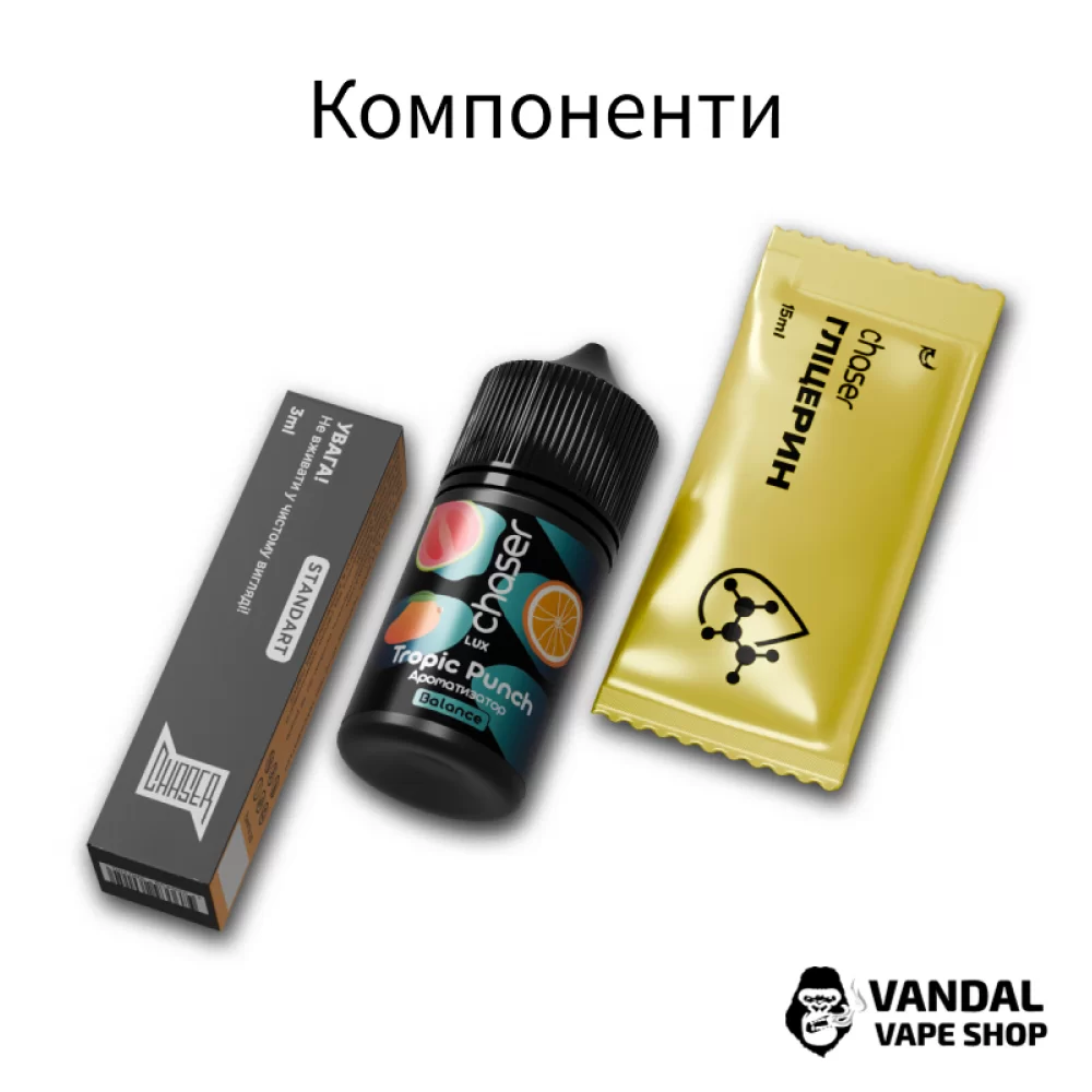 Наборы для самозамеса Chaser Lux 30 мл 50 мг - Grape Mint 14046